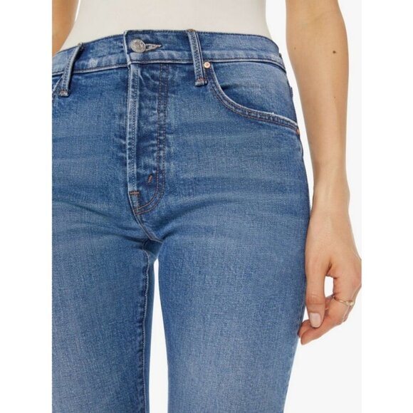 💕MOTHER SUPERIOR💕 The Hiker Skimp Jeans ~ Dream Team Button Fly 31 NWT - Picture 3 of 16